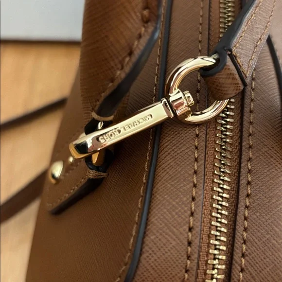 Michael Kors Sandrine Satchel Crossbody Strap Bag Saffiano Leather - Picture 7 of 15